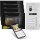 BALTER EVO HD Türsprechanlage 4-Familienhaus 4x 7-Zoll-Monitor Silber/Schwarz