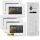BALTER EVO HD Video-Türsprechanlage 5-Familienhaus 5x 7-Zoll-Monitor Silber
