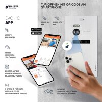 BALTER EVO HD Türsprechanlage 2-Familienhaus 2x 7-Zoll-Monitor Silber WLAN App