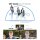 BALTER EVO HD Türsprechanlage 2-Familienhaus 2x 7-Zoll-Monitor Silber WLAN App