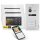 BALTER EVO HD Türsprechanlage 3-Familienhaus 3x 7-Zoll-Monitor Silber WLAN App