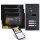 BALTER EVO HD Türsprechanlage 3-Familienhaus 3x 7-Zoll-Monitor Schwarz WLAN App