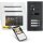 BALTER EVO HD Türsprechanlage 3-Familienhaus 3x Monitor Schwarz/Weiß WLAN App