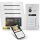 BALTER EVO HD Türsprechanlage 4-Familienhaus 4x 7-Zoll-Monitor Silber WLAN App