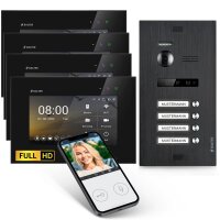 BALTER EVO HD Türsprechanlage 4-Familienhaus 4x...