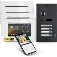 BALTER EVO HD Türsprechanlage 4-Familienhaus 4x...