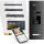 BALTER EVO HD Fingerprint Set 1-Fam. 4x Monitor Schwarz/Weiß WLAN App