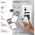 BALTER EVO HD Fingerprint Türsprechanlage 1-Fam. 3x Monitor Silber WLAN App