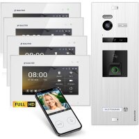 BALTER EVO HD Fingerprint Türsprechanlage 1-Fam. 4x...