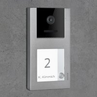 BALTER EVO Türsprechanlage Aufputz Einfamilienhaus 3x 7-Zoll-Monitor Silber
