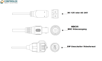 Dahua HAC-HFW2241TUP-Z-A-DP-S2-DIP HDCVI Bullet Überwachungskamera 2MP Starlight AHD TVI CVBS IP67