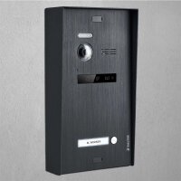 BALTER EVO Aufputz-Regenschild Schwarz für 5–8 Teilnehmer