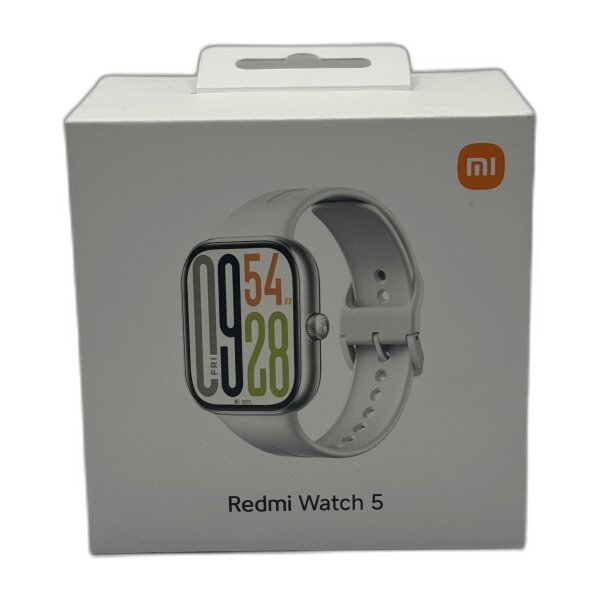 Xiaomi Redmi Watch 5 Smartwatch AMOLED GPS Bluetooth Silber