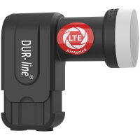 DUR-line +Ultra Twin LNB schwarz 2 Teilnehmer LTE/5G 0,1 dB