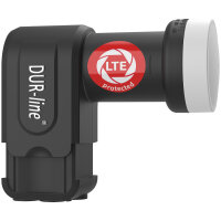 DUR-line +Ultra Quad LNB schwarz 4 Teilnehmer LTE/5G 0,1 dB