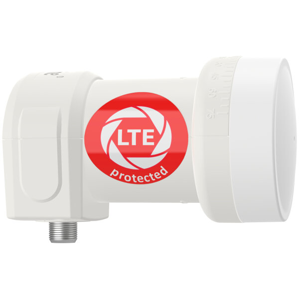 DUR-line +Ultra Single LNB weiß 1 Teilnehmer LTE/5G 0,1 dB