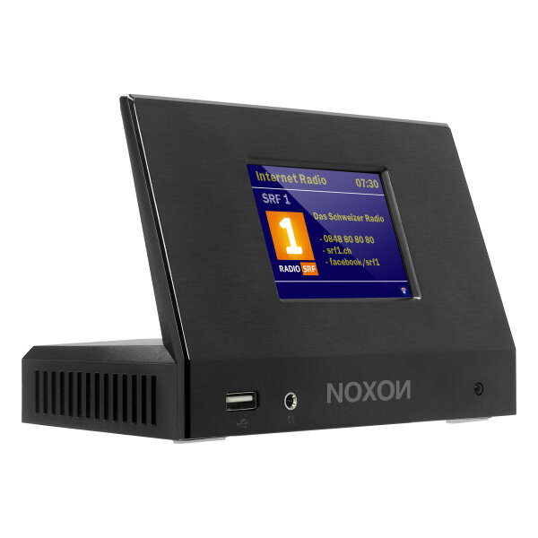 Noxon A120+ schwarz Audio Adapter DAB+ UKW Internetradio Spotify Bluetooth USB