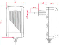 DUR-line NT 18-1200 F Netzteil 18V 1200mA für Multischalter