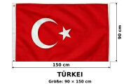 Türkei Fahne Flagge Bayrak 150x90cm Türkische...