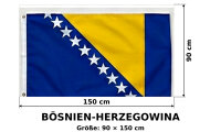 Bosnien Fahne Flagge Hissflagge 150x90cm Bosna i...