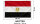 Ägypten Fahne Flagge Hissflagge 150x90cm Egypt Misr Masr WM Fanflagge Ösen Deko