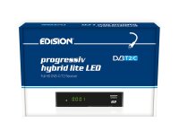 Edision Progressiv Hybrid Lite LED Kabel Receiver DVB-C DVB-T2 HDMI Scart USB