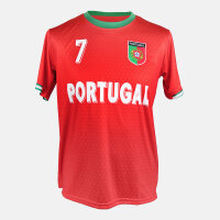 Portugal Fan-Shirt Portugal 1 Stück Fußball...