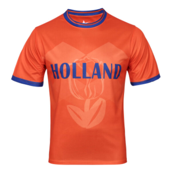 Niederlande Fan-Shirt Holland Nederland 1 Stück Fußball T-Shirt Länderdesign