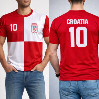 Kroatien Fan-Shirt Croatia Hrvatska 1 Stück...