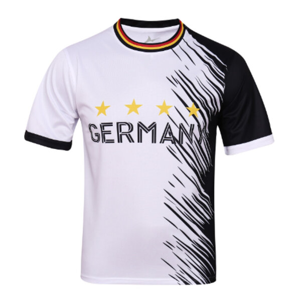 Deutschland Fan-Shirt Germany Almania 1 Stück Fußball T-Shirt Länderdesign Party