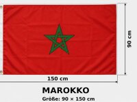 Marokko Fahne Flagge 150x90cm Marokkanische Flagge Al...