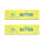 2er Set Squishy Butter gelb 13,5 cm Fidget Quetschspielzeug 3+