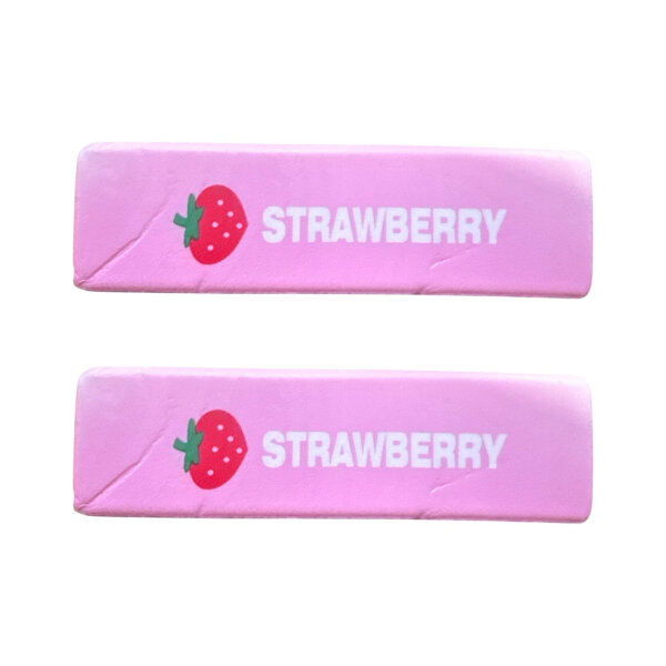 2er Set Strawberry Butter Squishy pink 13,5 cm Quetschspielzeug 3+