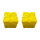 2er Set Squishy Käse gelb 6 cm Würfel Fidget Quetschspielzeug 3+
