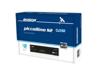 Edision Piccollino S2 Full HD Sat Receiver DVB-S2 HEVC H.265 HDMI Scart 2x USB