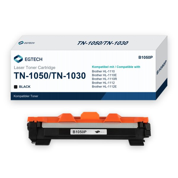 Toner kompatibel mit Brother TN-1050 1.000 S. HL-1110 HL-1110E HL-1110R HL-1112