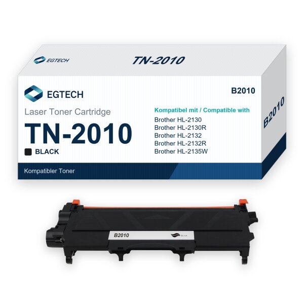 Toner kompatibel mit Brother TN-2010 HL-2130 HL-2130R HL-2132 HL-2132R HL-2135W