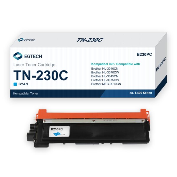 Toner kompatibel mit Brother TN-230C Cyan HL-3040CN HL-3070CW HL-3045CN