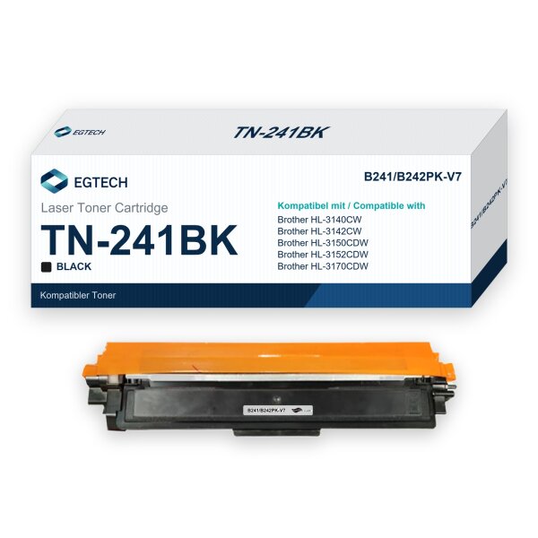 Toner kompatibel mit Brother TN-241BK HL-3140CW HL-3142CW HL-3150CDW HL-3152CDW