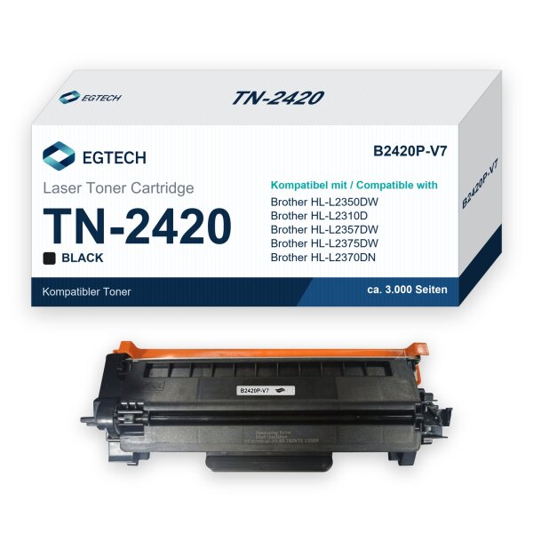 Toner kompatibel mit Brother TN-2420 HL-L2350DW HL-L2310D DCP-L2510D MFC-L2710DN