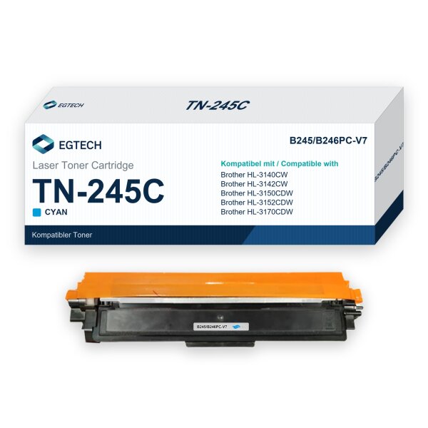 Toner kompatibel mit Brother TN-245C Cyan HL-3140CW HL-3142CW HL-3150CDW