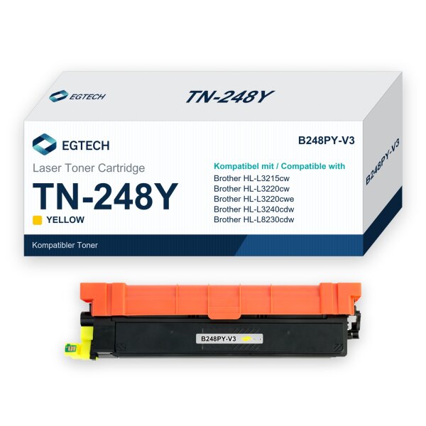 Toner kompatibel mit Brother TN-248Y Gelb HL-L8240cdw HL-L8230cdw HL-L3220cw