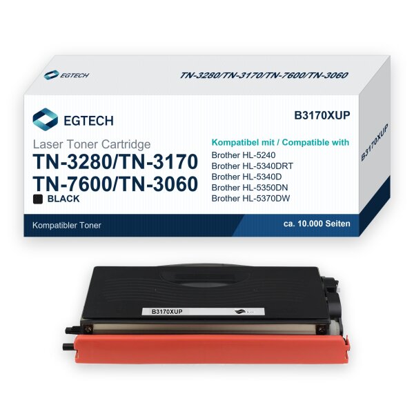 Toner kompatibel mit Brother TN-3280 10.000 S. HL-5240 HL-5340DRT HL-5340D