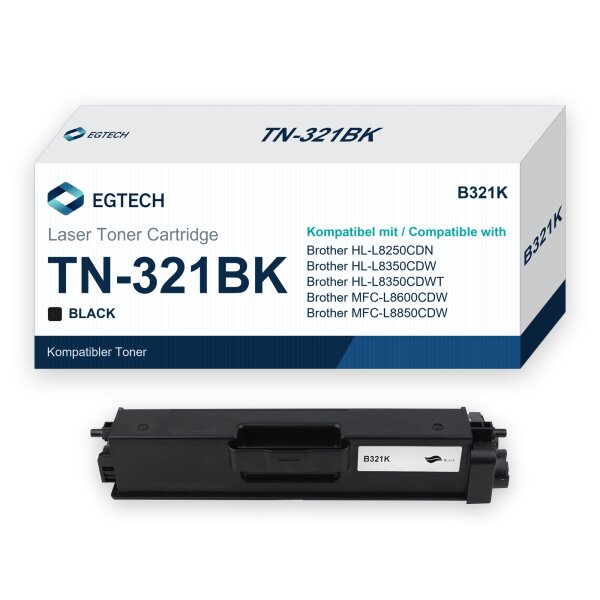 Toner kompatibel mit Brother TN-321BK HL-L8250CDN HL-L8350CDW HL-L8350CDWT