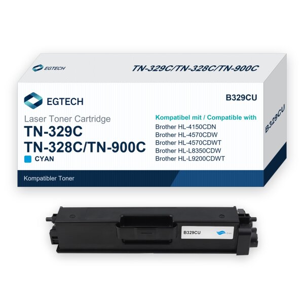 Toner kompatibel mit Brother TN-329C Cyan HL-4150CDN HL-4570CDW HL-4570CDWT