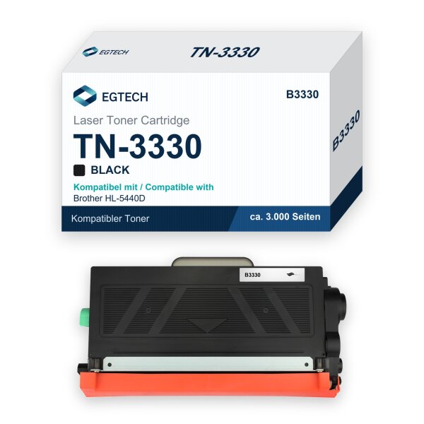 Toner kompatibel mit Brother TN-3330 HL-5440D HL-5450DN HL-5450DNT HL-6180DW