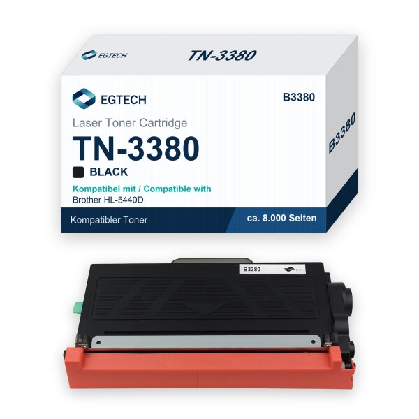 Toner kompatibel mit Brother TN-3380 HL-5440D HL-5450DN HL-5450DNT HL-6180DW