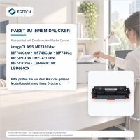 Toner kompatibel mit Canon Cartridge 055H Black imageCLASS MF742Cdw MF744Cdw