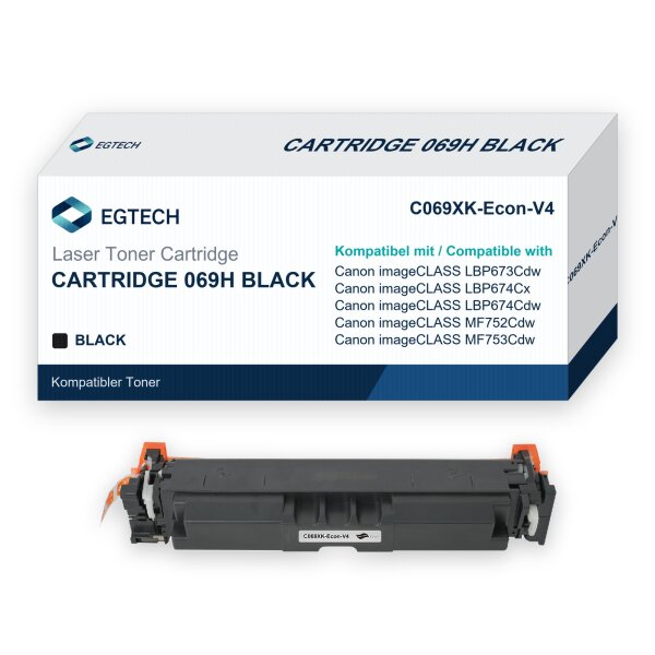 Toner kompatibel mit Canon Cartridge 069H Black imageCLASS LBP673Cdw LBP674Cx