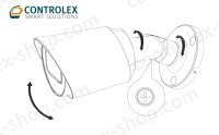 Dahua HAC-HFW1200TP-0280B-S6 HDCVI Bullet Überwachungskamera 2MP 2,8 mm Fixobjektiv IP67